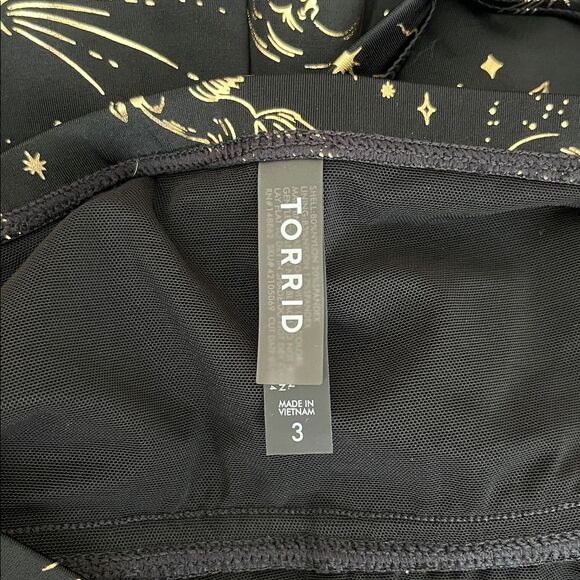 Torrid one piece swimsuit Wireless Lattice tummy control contour NWT- size 3 - Picture 7 of 10